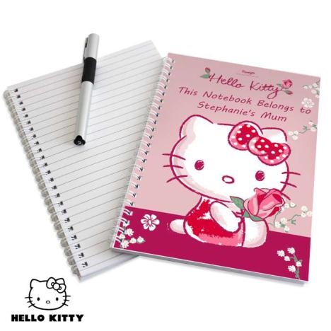 Personalised Hello Kitty Cherry Bloom A5 Notebook £7.99